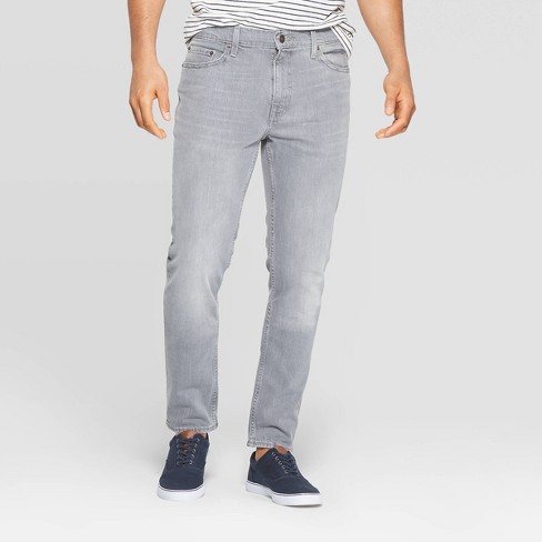 Men S Slim Fit Jeans Goodfellow Co Gray 30x32 Target