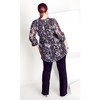 Avenue Women's Plus Size After Dark Print Tunic - image 3 of 4