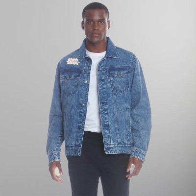 Members Only Mens Chuckie Nickelodeon Denim Jacket