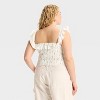 Women's Ruffle Sleeve Smocked Tank Top - Wild Fable™ - 2 of 3