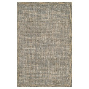 Gold/Gray Abstract Tufted Area Rug - (4