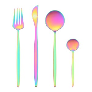REGALWOVEN Stainless Steel Durable Rust-Proof Serving Sets 16 Pcs - 1 of 4