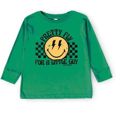 The Juniper Shop SmileyWorld Pretty Fly For A Little Guy Toddler Long Sleeve Tee