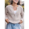 Women's Charlotte Button-Up Knit Cardigan - MIRACLE - 4 of 4