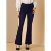 Allegra K Women's Retro High Waist Stretchy Flare Denim Jeans - 2 of 4