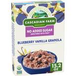 Cascadian Farm No Sugar Added Blueberry Vanilla - 15.2 oz