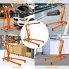 Hydraulic Engine Hoist 2 Ton, Cherry Picker Shop Crane with 6 Casters and Telescopic Boom, 4400 Lbs Heavy Duty Engine Hoist Crane Lift for Garage - 4 of 4