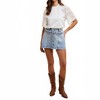 Women's Katelyn Button Mini Skort - AnnieWear - 2 of 4