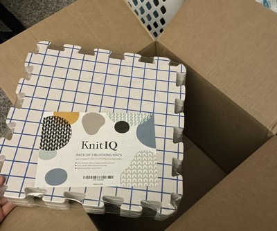 Premium Knitiq Blocking Mats Set Of Extra Thick Boards With Grids, 150  Rustproof T-pin - 9 Pack : Target