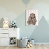 Stupell Industries Bear and Cub Pink Stripes Canvas Art, 30" x 40" - 3 of 4