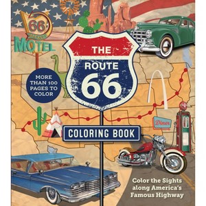 The Route 66 Coloring Book - (Chartwell Coloring Books) by  Editors of Chartwell Books (Paperback) - 1 of 1