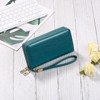 Clotth Women for Wallet - RFID Blocking Clutch Large Capacity Vegan Leather Purse with Adjustable Wristlet & Grip Strap for Daily Use,Travel - 2 of 4