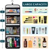 PAVILIA Travel Hanging Toiletry Bag Women Men, Large Capacity Makeup Kit, Waterproof Cosmetic Storage Organizer Case - 4 of 4