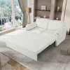 Queen Size Convertible Sleeper Sofa Bed with Casters, Compact Pull-Out Chenille Loveseat for Small Apartments or Offices–The Pop Home - 3 of 4