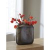 Signature Design by Ashley Sumner 9.25" Glass Vase, Gray & Gold Metallic Finish - 2 of 4