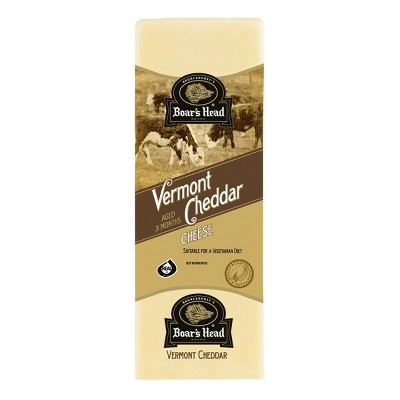 Boar's Head Vermont Cheddar Cheese - 5lbs - priced per lb