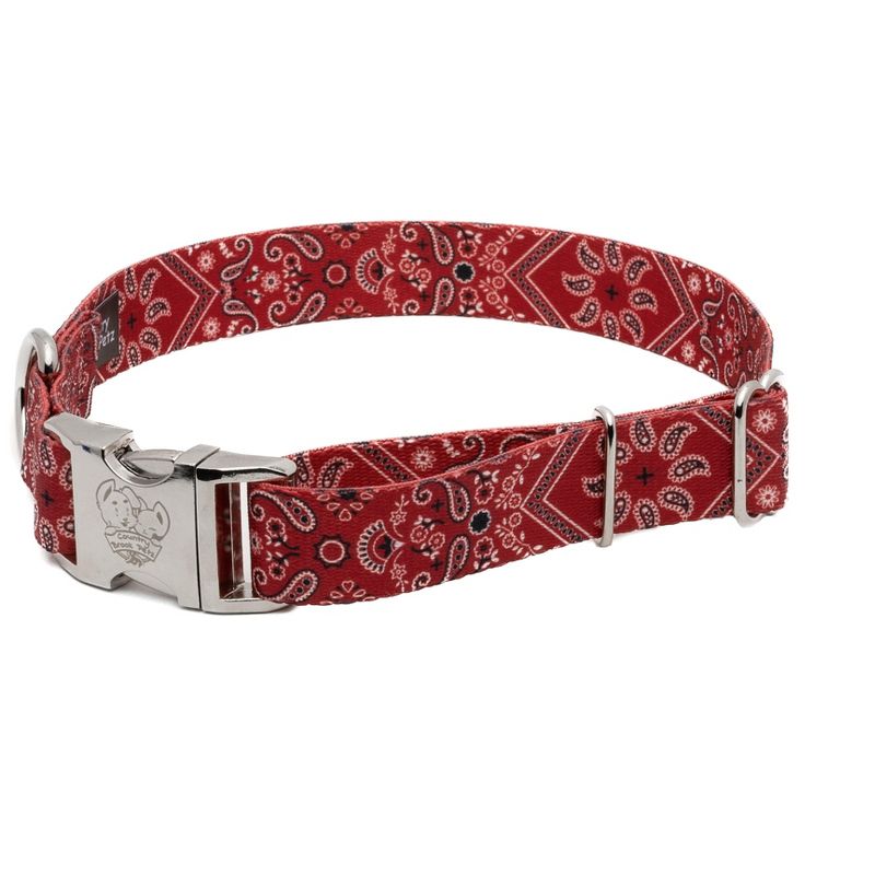 Country Brook Petz Premium Red Bandana Dog Collar, 4 of 8