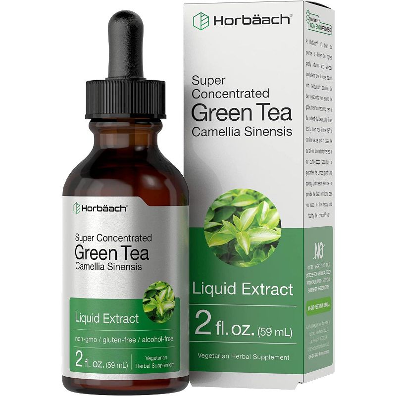 Horbaach Green Tea Liquid Extract | 2 fl oz, 1 of 4