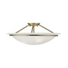 Livex Lighting Newburgh 3 - Light Semi-Flush Mount in  Antique Brass - 3 of 4