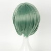 Unique Bargains Women's Wigs 12" Cyan with Wig Cap - 4 of 4