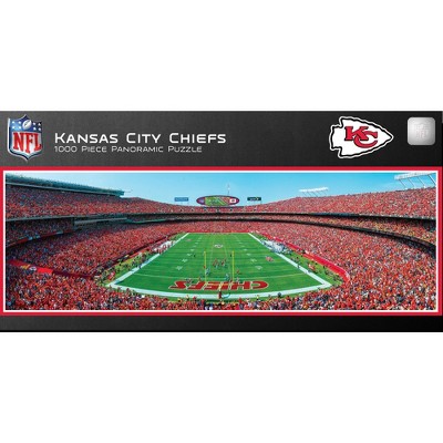 MasterPieces NFL Kansas City Chiefs 1000 Piece Panoramic Stadium Jigsaw Puzzle