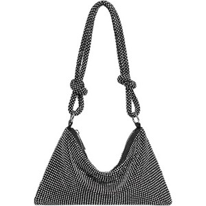 Generic Rhinestone Purse for Women Evening Bag Glitter Sparkly Mini Handbags - 1 of 4