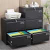 VASIP Lateral File Cabinet 3 Drawer,Filing Cabinets with Lock, Locking Metal File Cabinets Office Cabinet for Home Office/Legal/A4 - 2 of 4