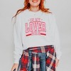 Simply Sage Market Women's My Lover Era Varsity Long Sleeve Garment Dyed Tee - 2 of 2