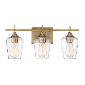 Savoy House Octave 3 - Light Vanity in  Warm Brass - 1 of 1