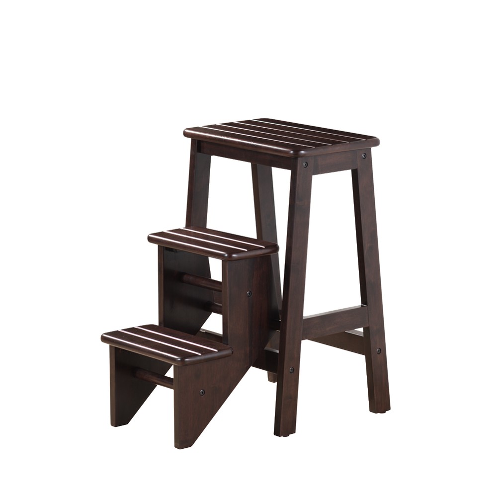 Photos - Ladder 24" Boraam Industries Folding Step Stool - Dark Cappuccino