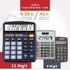 CATIGA 12-Digit Desktop Calculator, Large LCD, Sensitive Buttons, Dual Solar Power, Standard Function for Office, Home, School, CD-2786 - 2 of 4