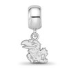 Black Bow Jewelry Sterling Silver Kansas Jayhawks NCAA Bead Charm - 3 of 4