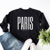 Simply Sage Market Women's Graphic Sweatshirt Paris France Distressed - 2 of 2