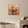 Art Remedy Burgundy Flower Afternoon Floral Glam Art Framed - 2 of 4