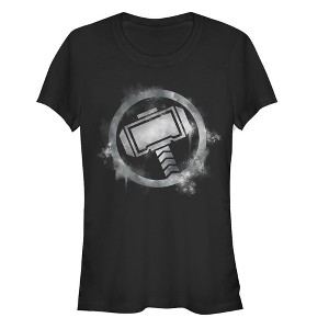 Juniors Womens Marvel Avengers: Endgame Smudged Thor T-Shirt - 1 of 3