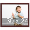 PosterPalooza | 30x24 Wood Frame with UV Acrylic, 6 Finishes: Black, White, Bronze, Silver, Wood, Mahogany - 2 of 4