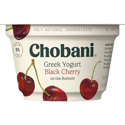 Chobani Black Cherry on the Bottom Nonfat Greek Yogurt - 5.3oz