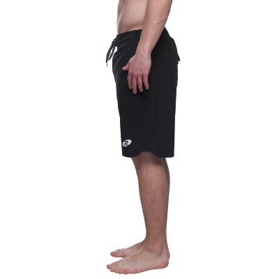 Мужские брюки Rokka&Rolla Men's 9" Stretch Board Swim Trunks-Black, size Large — фото 6