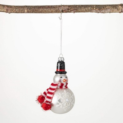 5.25"H Sullivans Snowman Ornament  Multicolored Christmas Ornaments
