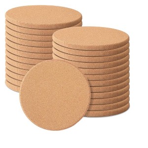 Itopfox 16 Pack Thick Cork Trivets - Heat Resistant Multifunctional Hot Pads for Table & Countertop, Ideal for Arts and Craft Projects - 1 of 4