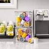 Sorbus Small Clear Plastic Bins with Lids - Organizes Coffee Pods, Tea Bags, Sugar Packets - Perfect for Kitchen Organization & Storage - 3 of 4