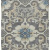 HomeRoots 8' X 10' Beige And Charcoal Damask Washable Indoor Outdoor Area Rug - 4 of 4