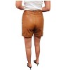 Women's Leather Trouser Short - WithBlack - 2 of 2