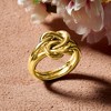 Ross-Simons Italian 18kt Gold Over Sterling Double Love Knot Ring - 4 of 4