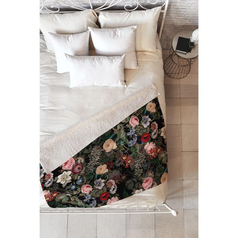 Dark rose throw blanket hot sale