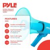 Pyle PMP66WLT Portable Waterproof Indoor Outdoor 40 Watt Max Ergonomic Megaphone Bullhorn Speaker with LED Light and Siren Alarm - 2 of 4