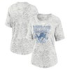 NFL Detroit Lions Women's Oatmeal Heather Rolled Sleeve T-Shirt - 3 of 3