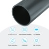 Unique Bargains Water Plumb DIY Crafts High Impact Rigid Round Pipes 8" Length - 3 of 4