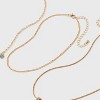 Girls' Multi Hearts Initial Necklace Set - art class™ - 3 of 3