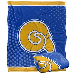 Albany State University Logo Dots Silky 50x60 Blanket, 1 Sided - 1 of 4
